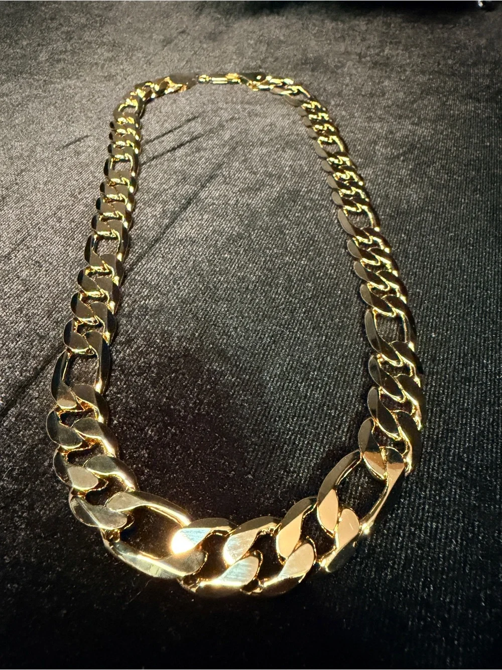 Cuban 20in 12.5MM 14k Stamped Gold Filled Necklace Brand new Stand Out Piece